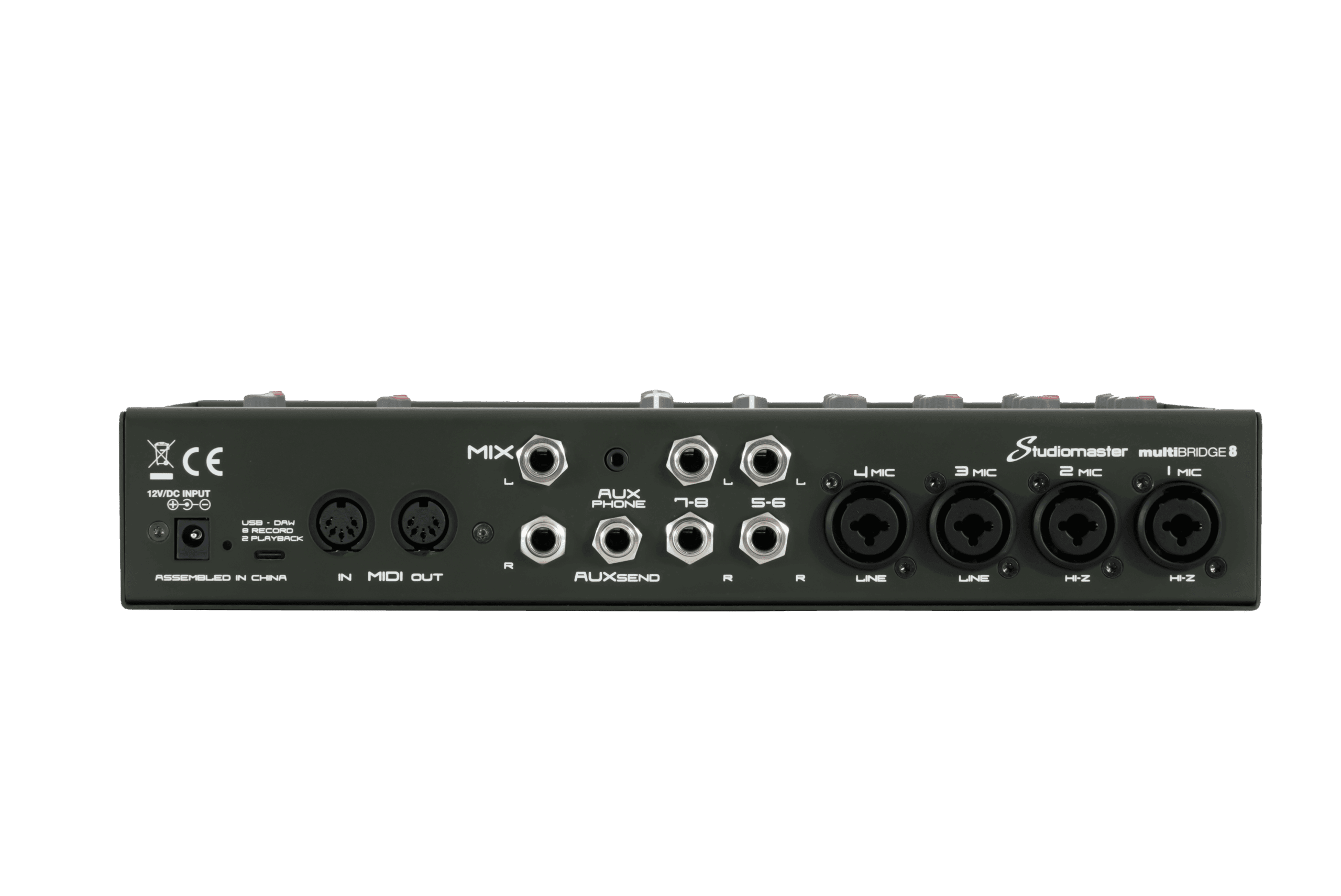 CONSOLA CON INTERFAZ DE GRABACIÓN MULTITRACK | MULTIBRIDGE 8 - Imagen 5