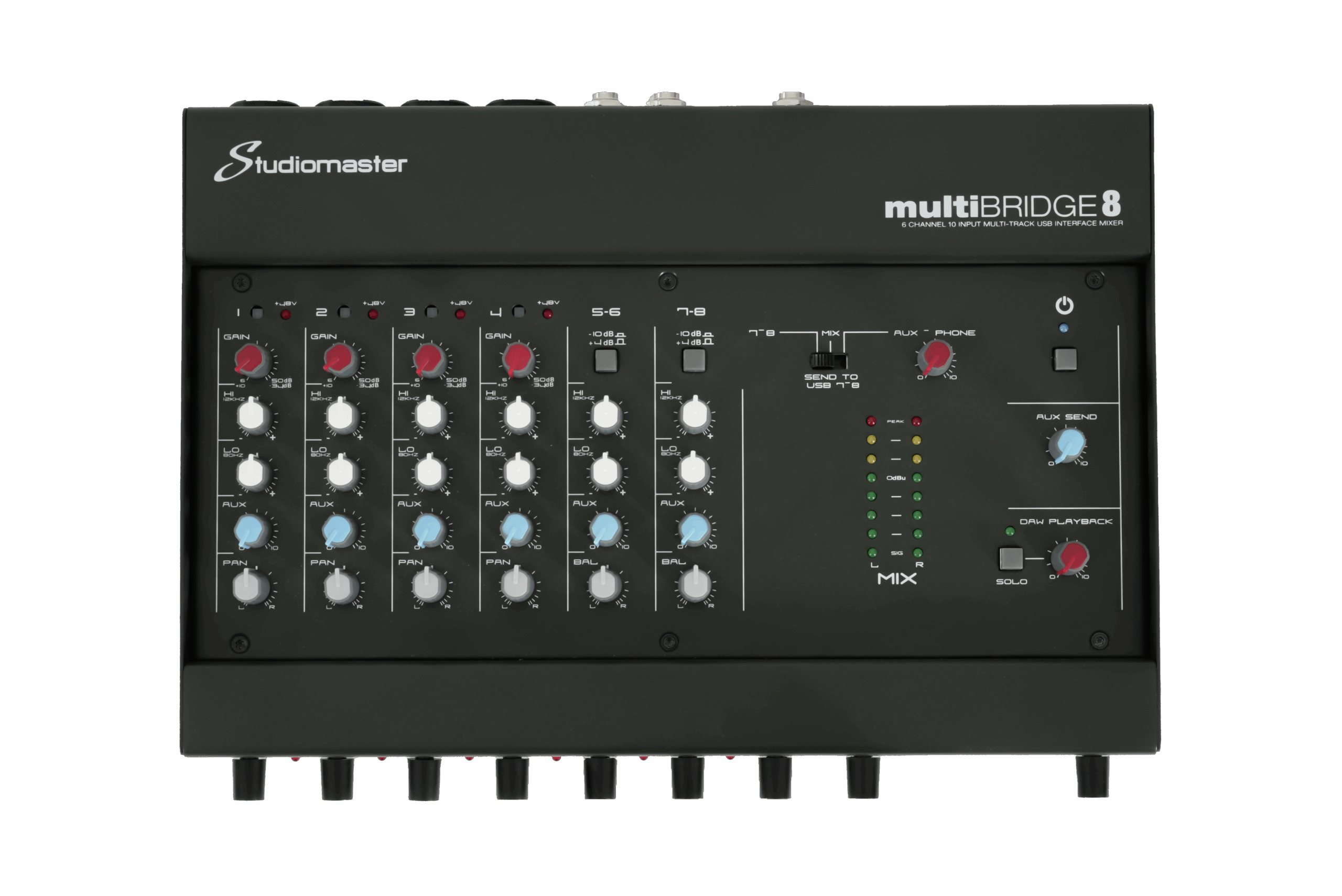 CONSOLA CON INTERFAZ DE GRABACIÓN MULTITRACK | MULTIBRIDGE 8 - Imagen 6