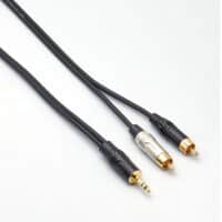 CABLE COMBINADO PLUG 3.5 mm BALANCEADO x 2 RCA | RKYMSR - Imagen 2